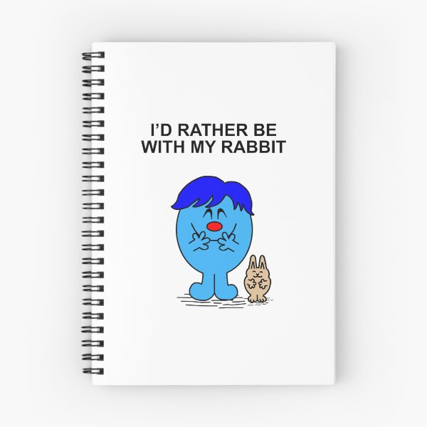 Item preview, Mr Men I'd rather be with my rabbit designed and sold by Scat the cat.