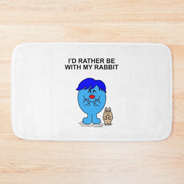 Item preview, Mr Men I'd rather be with my rabbit designed and sold by Scat the cat.