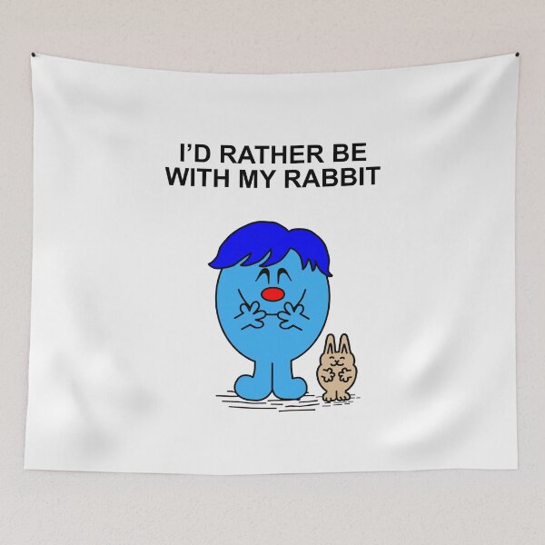 Item preview, Mr Men I'd rather be with my rabbit designed and sold by Scat the cat.