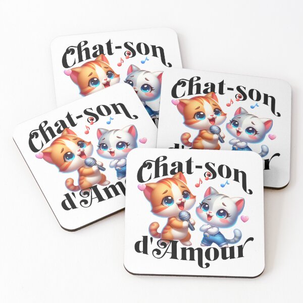 Item preview, Chatson d'Amour Cute Cats in Love Music designed and sold by PrintFanDesign.