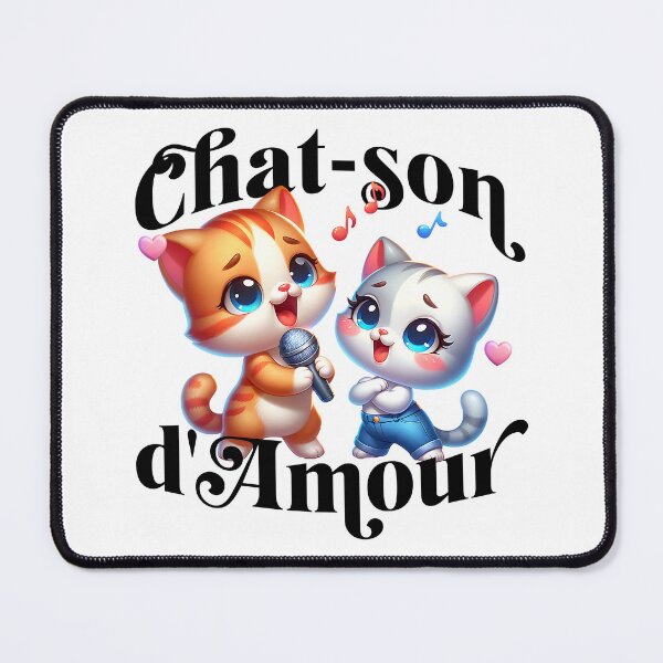 Item preview, Chatson d'Amour Cute Cats in Love Music designed and sold by PrintFanDesign.