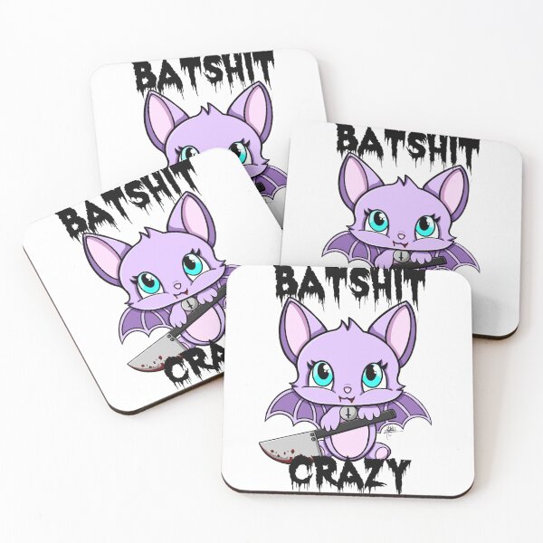 Item preview, “Batshxt Crazy” Cute Bat Graphic  designed and sold by ArtByLika.
