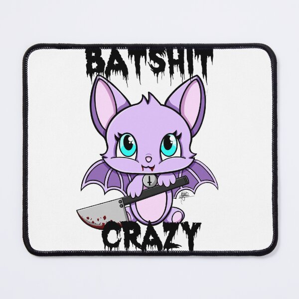 Item preview, “Batshxt Crazy” Cute Bat Graphic designed and sold by ArtByLika.