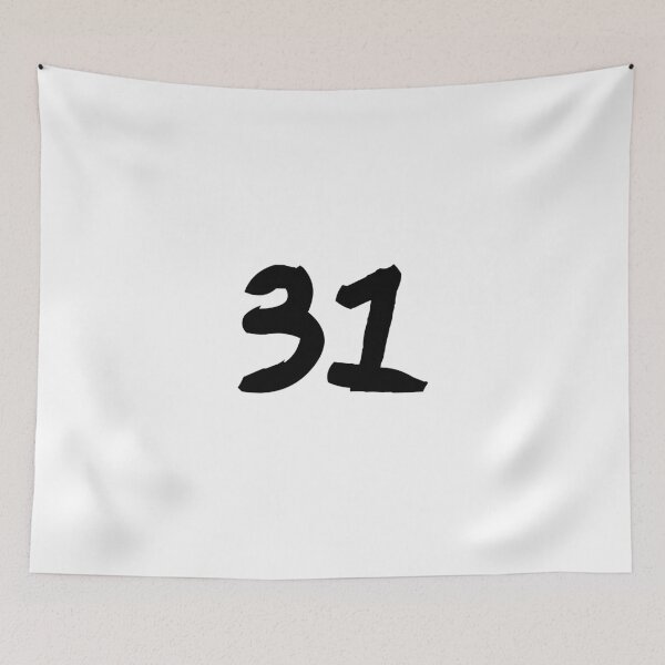 Item preview, 31, thirty-one, black, ninja designed and sold by Numbers-Art.