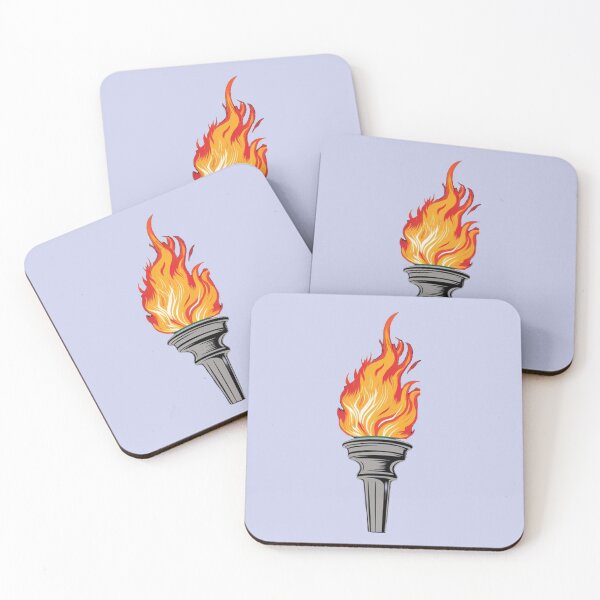 Item preview, Olympic flame burning brightly in torch designed and sold by NiRia Spot.