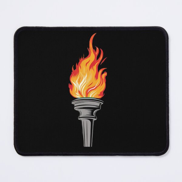 Item preview, Olympic flame burning brightly in torch designed and sold by NiRia Spot.