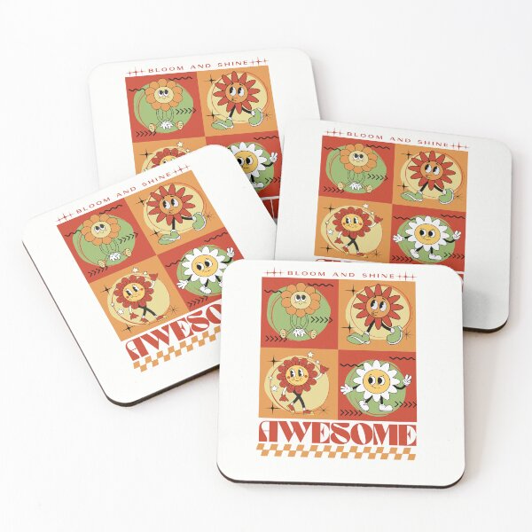 Item preview, Retro Anime Cartoon Pattern y2k 80s Trendy Flower T-shirt Sticker designed and sold by ThinkNature!.
