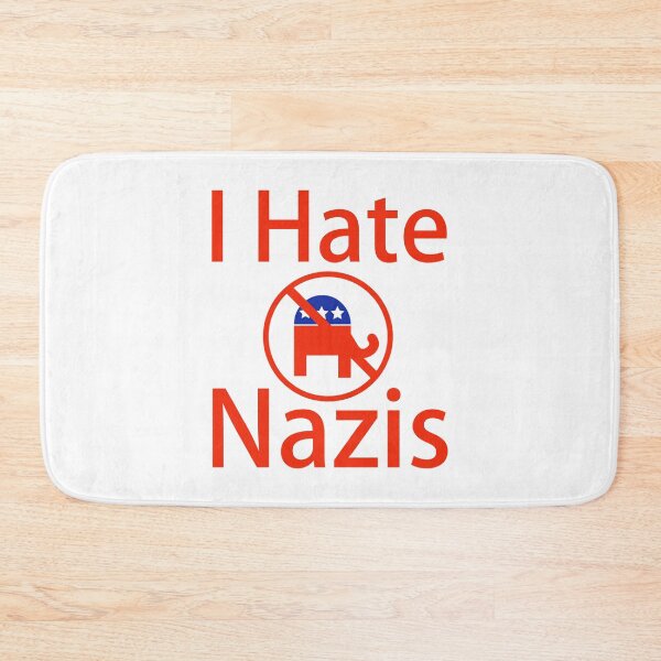 Item preview, I hate Nazis anti MAGA Republicans design  designed and sold by Rachel the Artist .