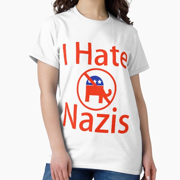 Vista previa del artículo con la obra «Odio el diseño de los republicanos nazis anti MAGA. », diseñado y vendido por Rachel the Artist .