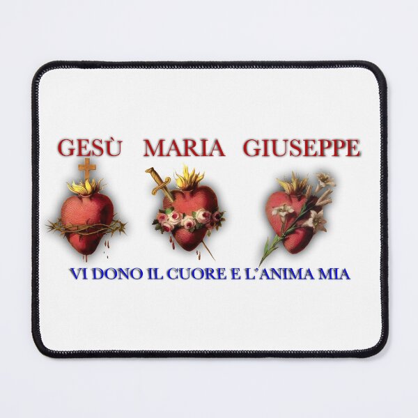 Item preview, Tre Sacri Cuori designed and sold by Crux Fidelis.