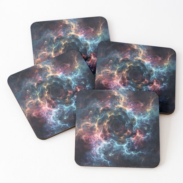 Item preview, Cosmic Nebula, Space Pattern, Dark Neon Infinity Design designed and sold by Image NDesign.