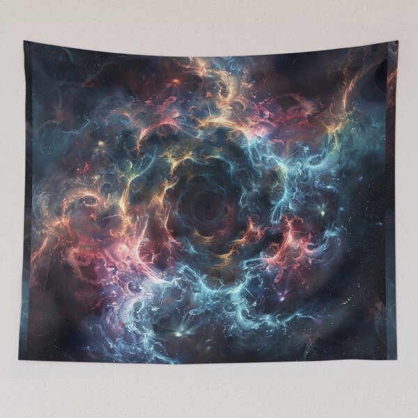 Item preview, Cosmic Nebula, Space Pattern, Dark Neon Infinity Design designed and sold by Image NDesign.