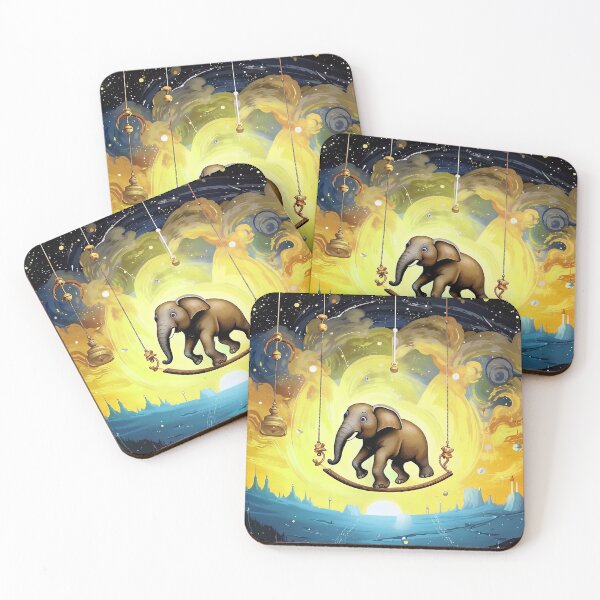 Item preview, A beautiful elephant.  Mystical abstraction designed and sold by Natalia-Vlad.