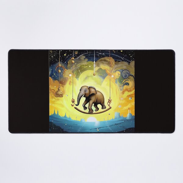Item preview, A beautiful elephant.  Mystical abstraction designed and sold by Natalia-Vlad.