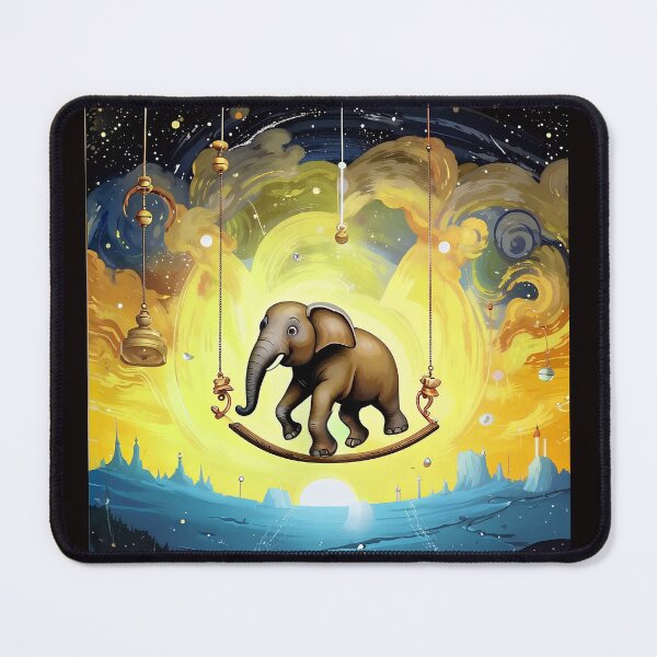 Item preview, A beautiful elephant. Mystical abstraction designed and sold by Natalia-Vlad.