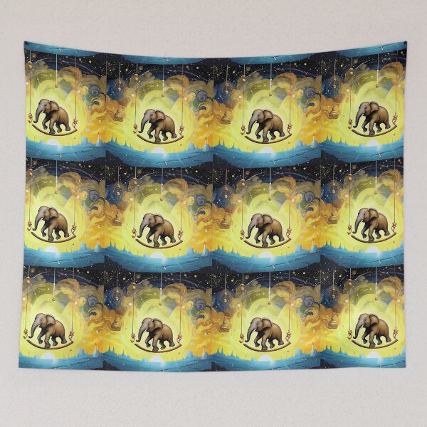 Item preview, A beautiful elephant.  Mystical abstraction designed and sold by Natalia-Vlad.
