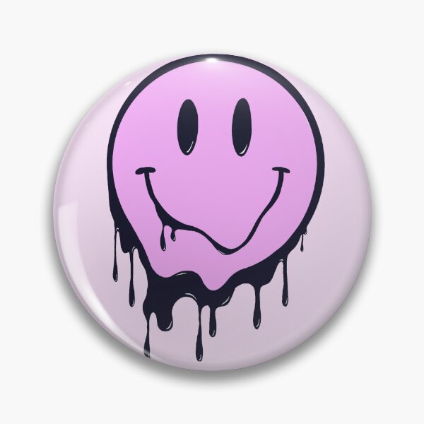 Item preview, Melting drippy dripping Smiley face pink designed and sold by SoulRising.