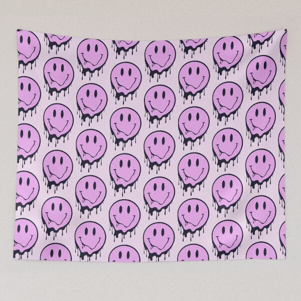 Item preview, Melting drippy dripping Smiley face pink designed and sold by SoulRising.