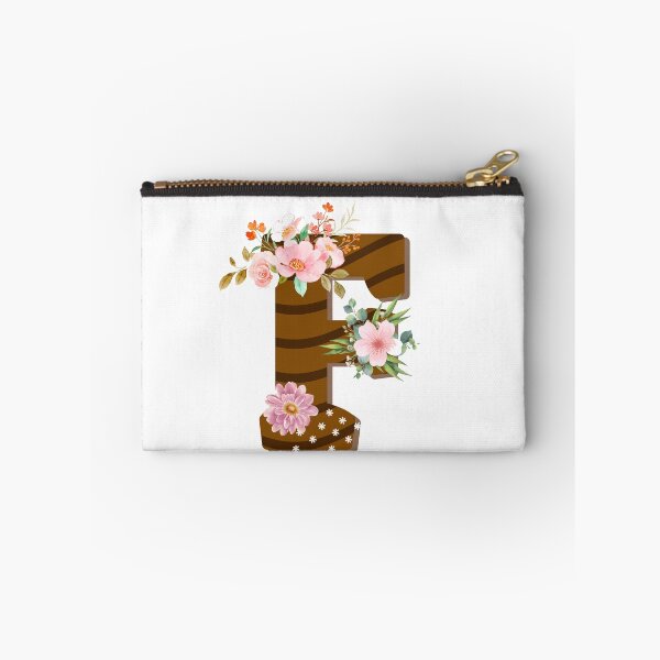 Item preview, Cautivador diseño floral en forma de "F": una inicial hermosa y única para expresar tu estilo. designed and sold by Dazzledesign7.