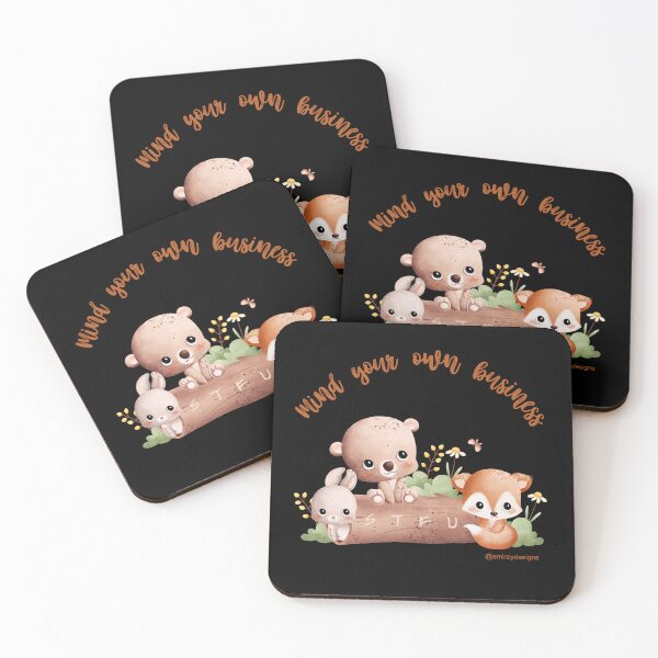 Item preview, Mind Your Own Business - stfu designed and sold by smirey designs.