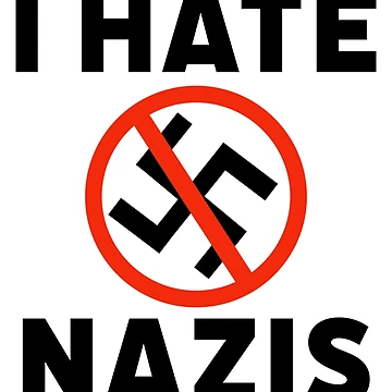 Artwork thumbnail, I hate Nazis  by Rachel the Artist 