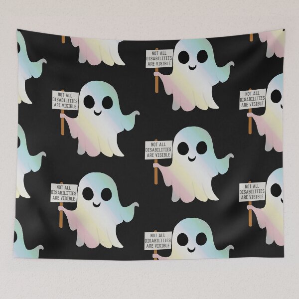 Item preview, Not all disabilities are visible ghost designed and sold by Becky-Marie.