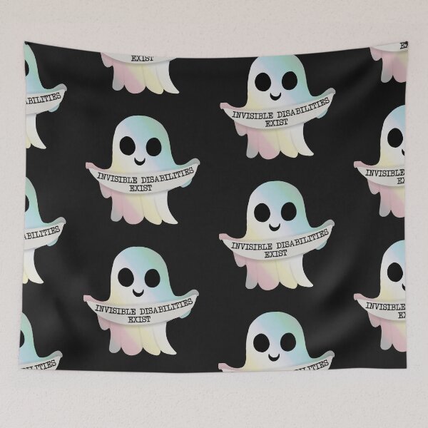Item preview, Invisible disabilities exist ghost designed and sold by Becky-Marie.