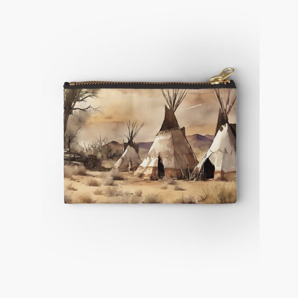 Item preview, Wigwams, original art, watercolor designed and sold by TrendyGenZArt.