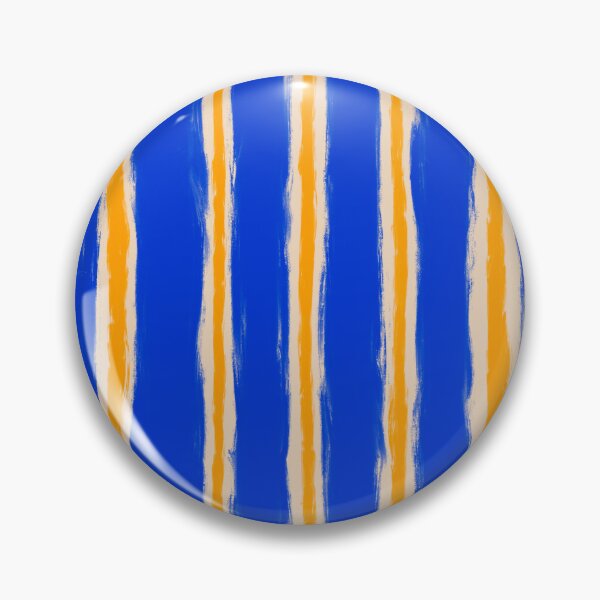 Item preview, Dry Brush Stripes - Cobalt and Orange designed and sold by marialindemann.
