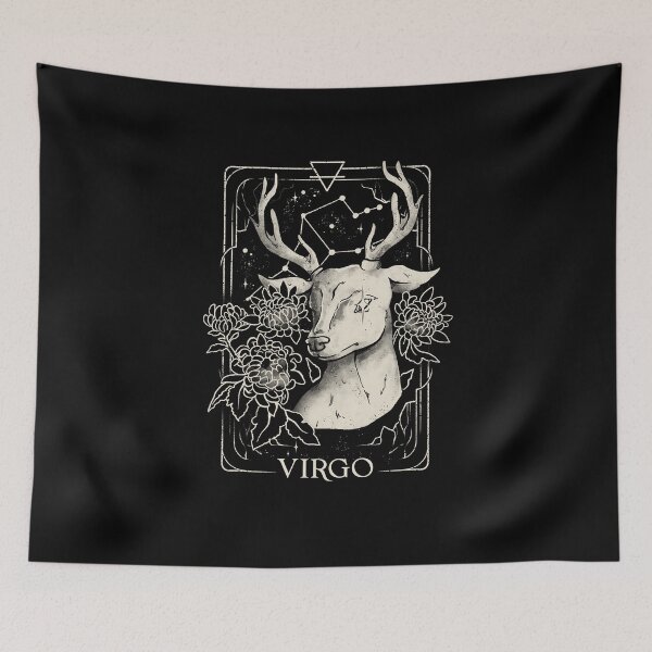 Item preview, Virgo Card - Dark Tarot Art Zodiac Sign Virgo Gift designed and sold by EduEly.