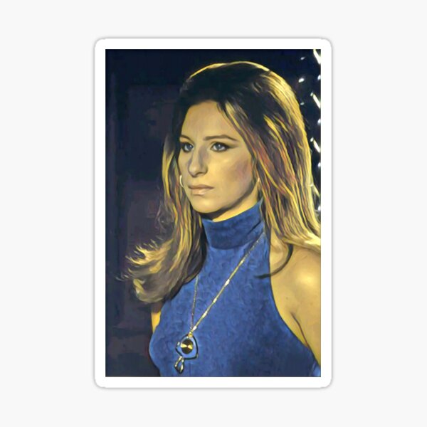 Item preview, Barbara Streisand art portrait designed and sold by Pinkgnomie.