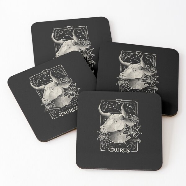 Item preview, Taurus Card - Dark Tarot Art Zodiac Sign Taurus Gift designed and sold by EduEly.