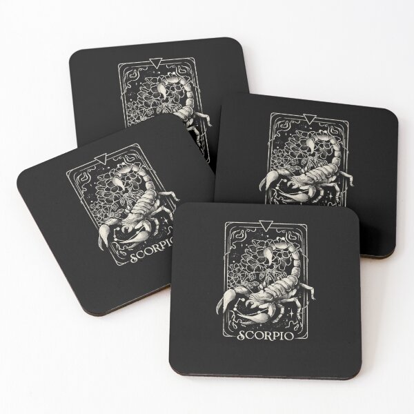 Item preview, Scorpio Card - Dark Tarot Art Zodiac Sign Scorpio Gift designed and sold by EduEly.