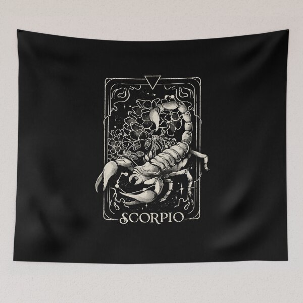 Item preview, Scorpio Card - Dark Tarot Art Zodiac Sign Scorpio Gift designed and sold by EduEly.