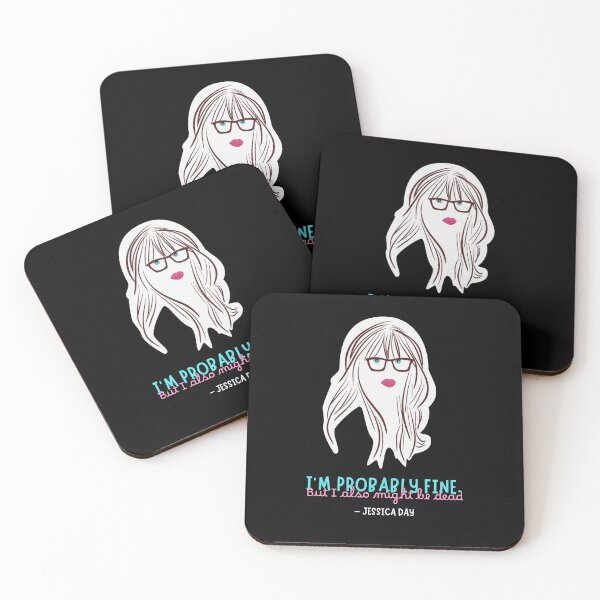 Item preview, Jess Day - New Girl - "I am probably fine, but I also might be dead" quote designed and sold by ach-prints.
