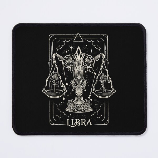 Item preview, Libra Card - Dark Tarot Art Zodiac Sign Libra Gift designed and sold by EduEly.