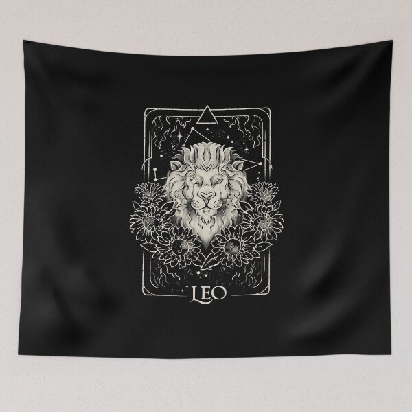 Item preview, Leo Card - Dark Tarot Art Zodiac Sign Leo Gift designed and sold by EduEly.