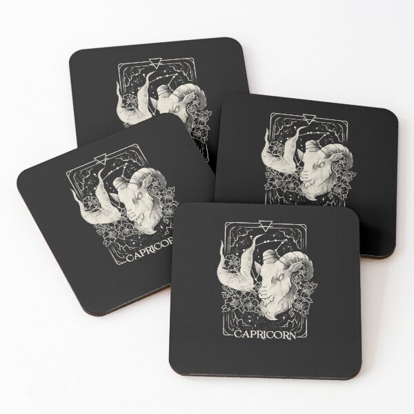 Item preview, Capricorn Card - Dark Tarot Art Zodiac Sign Capricorn Gift designed and sold by EduEly.