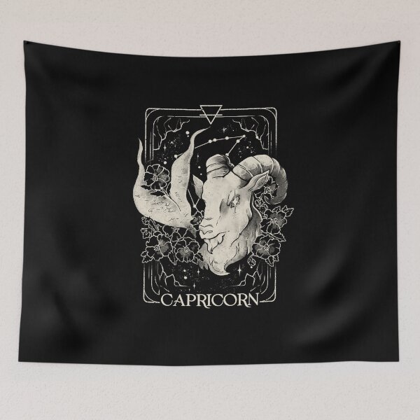 Item preview, Capricorn Card - Dark Tarot Art Zodiac Sign Capricorn Gift designed and sold by EduEly.
