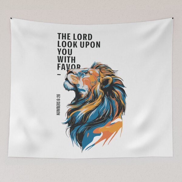 Item preview, The Lord Look Upon You With Favor, Numbers 6:26 designed and sold by Faithloveshop.