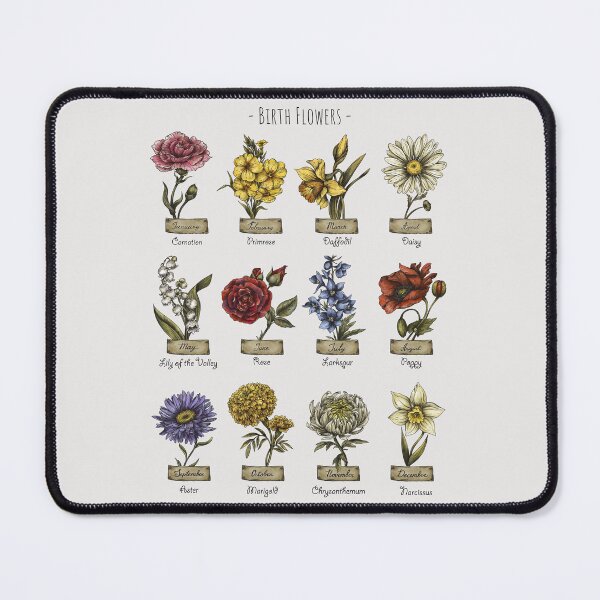 Item preview, birth flowers designed and sold by .. DDart ...