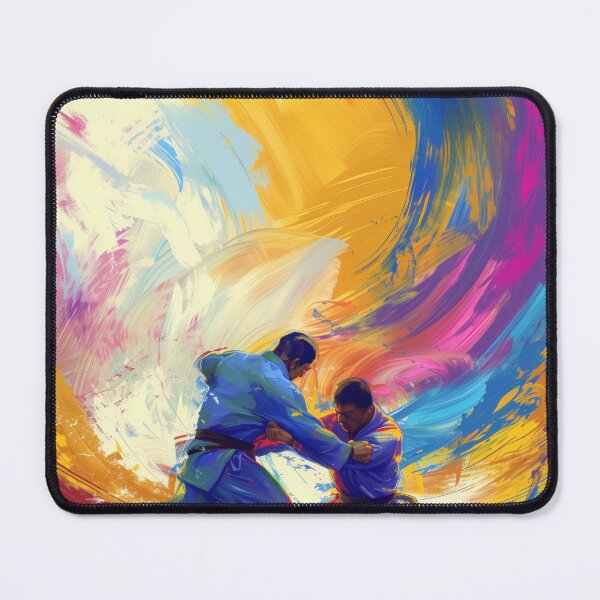 Item preview, Dynamic Dance of Brazilian Jiu Jitsu: A Splash of Color and Motion designed and sold by ThatsTheStyle.