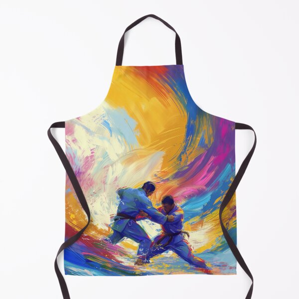 Item preview, Dynamic Dance of Brazilian Jiu Jitsu: A Splash of Color and Motion designed and sold by ThatsTheStyle.