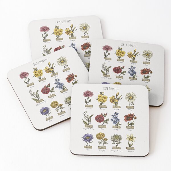 Item preview, birth flowers designed and sold by .. DDart ...