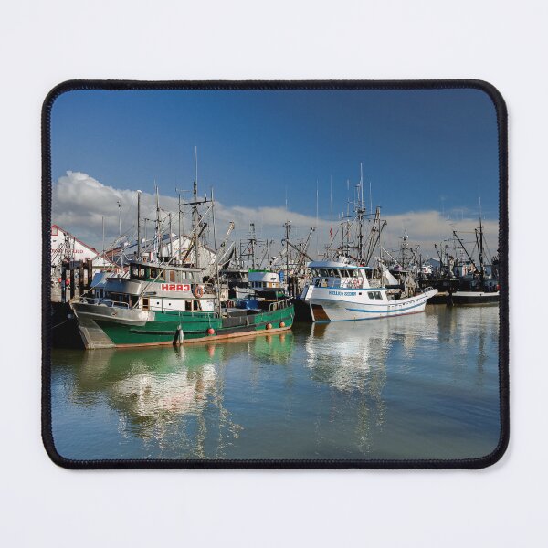 Item preview, Fishing  Boats at the Marina  designed and sold by AlexLyubar.