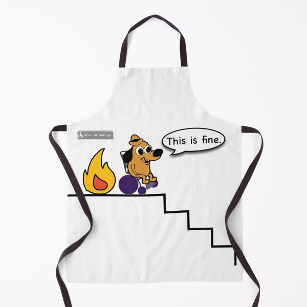 Item preview, “This is Fine” - Wheelchair Emergency Evacuation designed and sold by IronCrip.