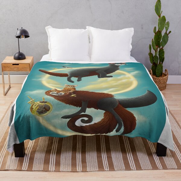 Item preview, Balancing Act: A Whimsical Feline Fantasy designed and sold by merve02shop.