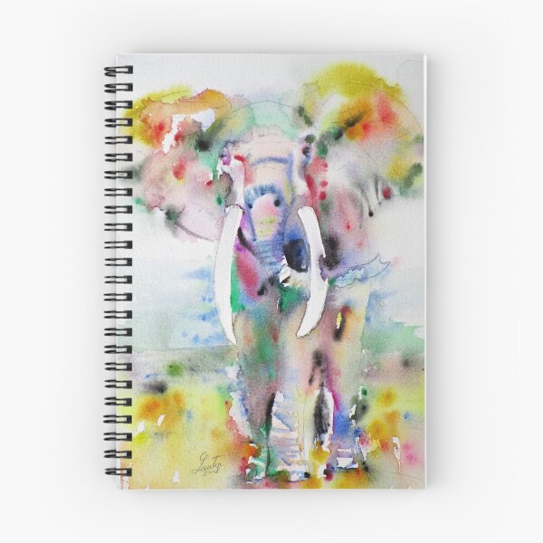 Item preview, ELEPHANT - watercolor portrait.7 designed and sold by lautir.