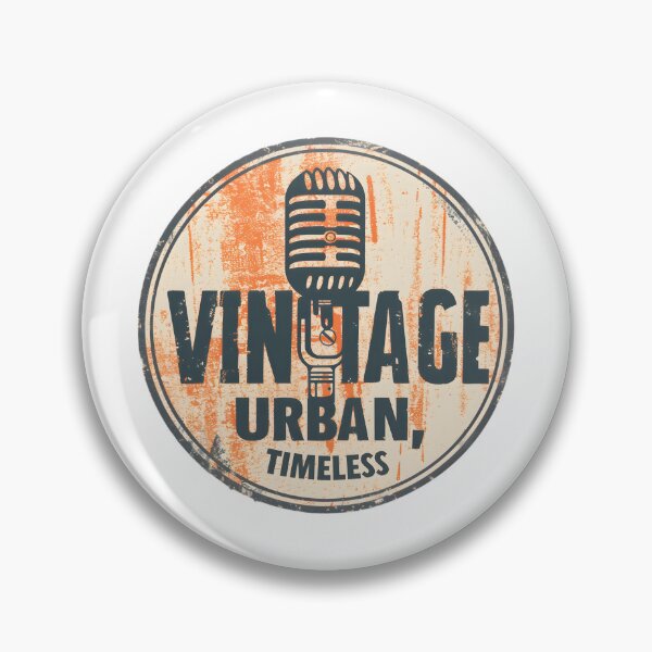 Artikelvorschau, Retro Urban Siegel entworfen und verkauft von AI-Only Creations.