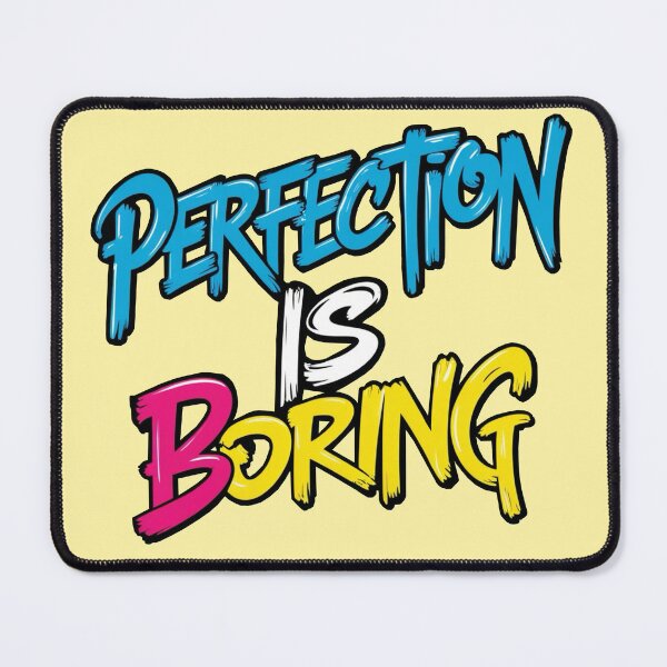 Item preview, Perfection is boring graffiti designed and sold by Mrwolf-designs.